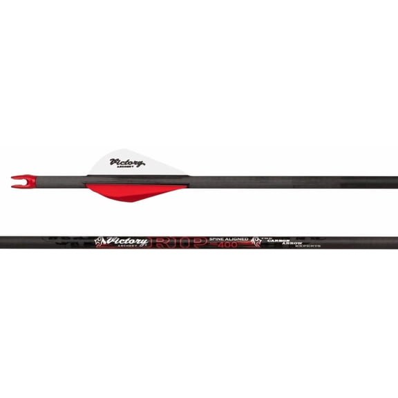 Victory Archery RIP 350 Spine Carbon Archery Arrow, 6 Piece Set