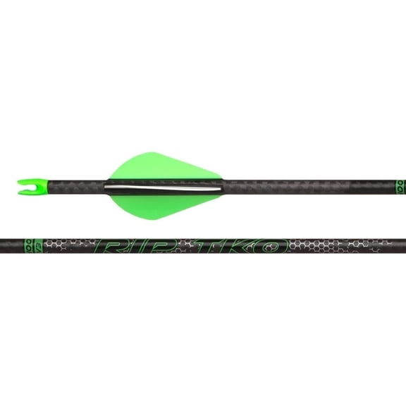 Victory Archery RIP TKO .204" 250 Spine Arrow Vane Fletched 6Pk Gamer .003
