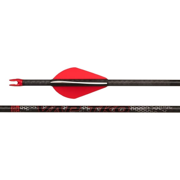 Victory Archery VAP TKO 0.166" 235 Spine Arrow Vane Fletched 6Pk Sport .006