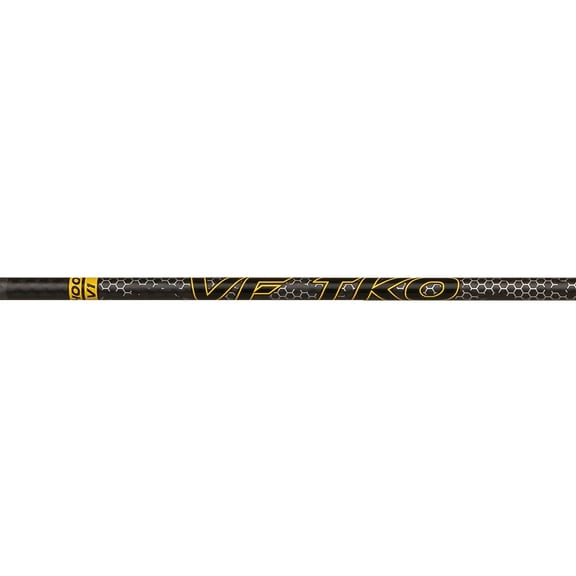Victory Archery VFORCE TKO Elite 250 Carbon Arrow Shafts 12pk, 9.4 GPI, 3K Carbon Weave, Blazer Nocks, RPS Inserts (VFTKE-250S-12)
