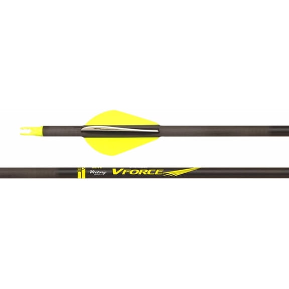 Victory Archery VForce .245" 350 Carbon Hunting Arrows, 6 Pack