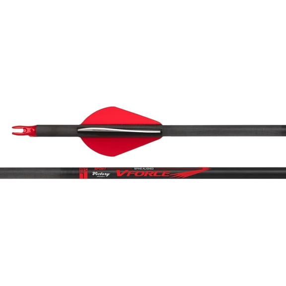 Victory Archery VForce 300 Spine Carbon Hunting Arrow, 6 Piece Set