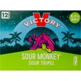 thumbnail image 1 of Victory Brewing Company Sour Monkey Belgian-Style Tripel Beer, 12 fl oz, 12 Pack Cans, 9.5% ABV, 1 of 2