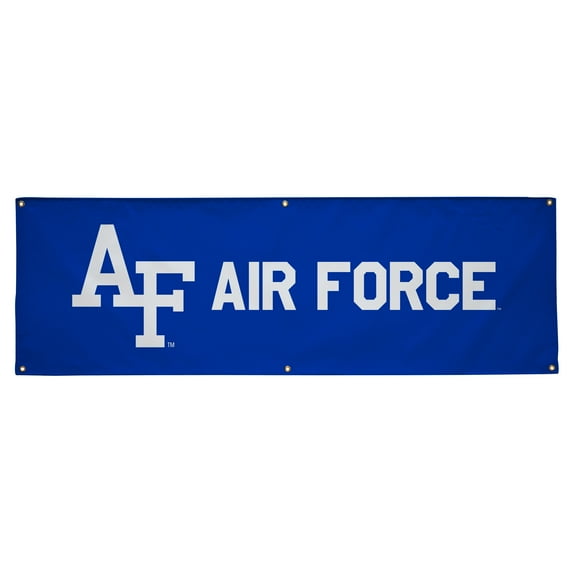 Air Force Falcons 2' x 6' College Sports Printed Outdoor Banner - NCAA Licensed - Durable Vinyl - School Banner (Blue, White)