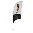 thumbnail image 1 of Baylor Bears 7.5' Two-Tone Razor Feather Stake Flag, 1 of 1