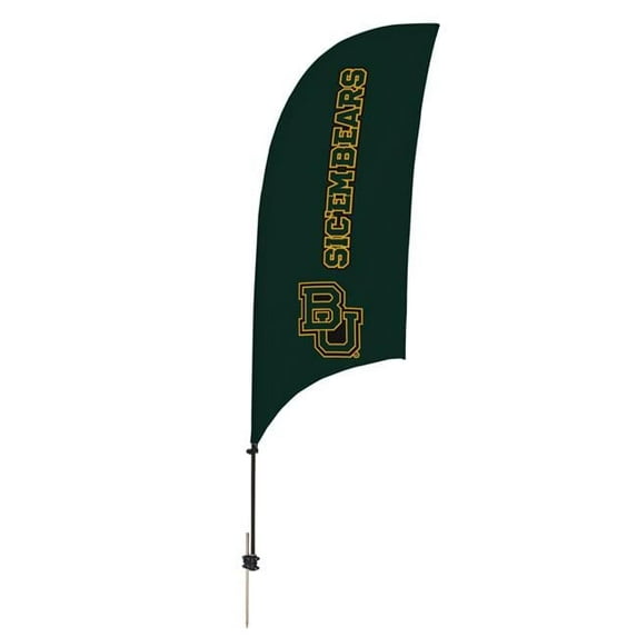 Victory Corps - Baylor Bears 7. 5  ft. Razor Feather Flag with Spike Base