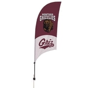 Montana Grizzlies 7.5 Two-Tone Razor Feather Stake Flag