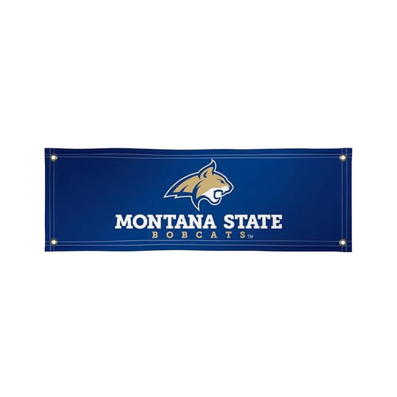 Blue Montana State Bobcats 2' x 6' Horizontal Vinyl Banner