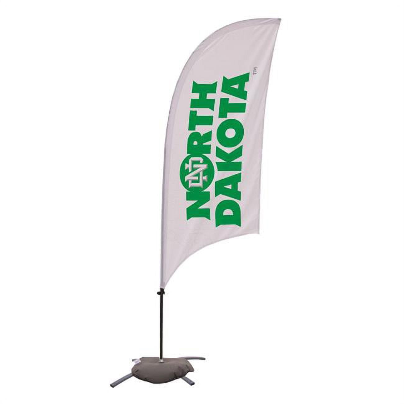 Victory Corps - North Dakota Fighting Hawks 7.5 ft. Razor Feather Flag ...