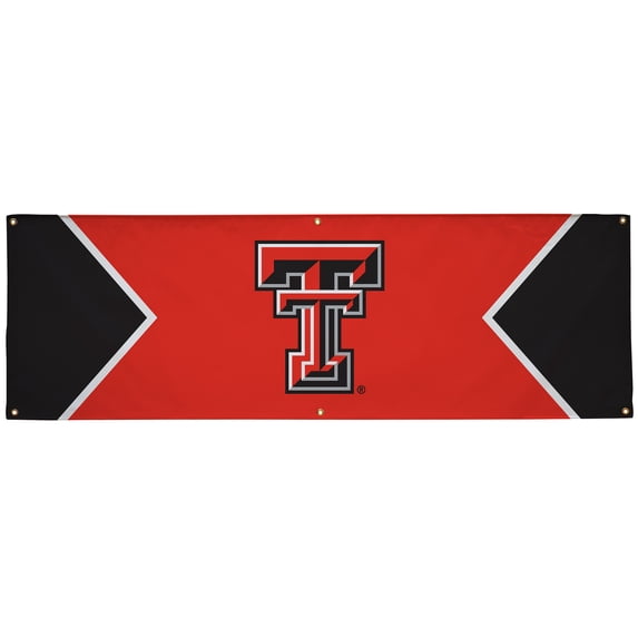 Black Texas Tech Red Raiders 6' Table Cloth