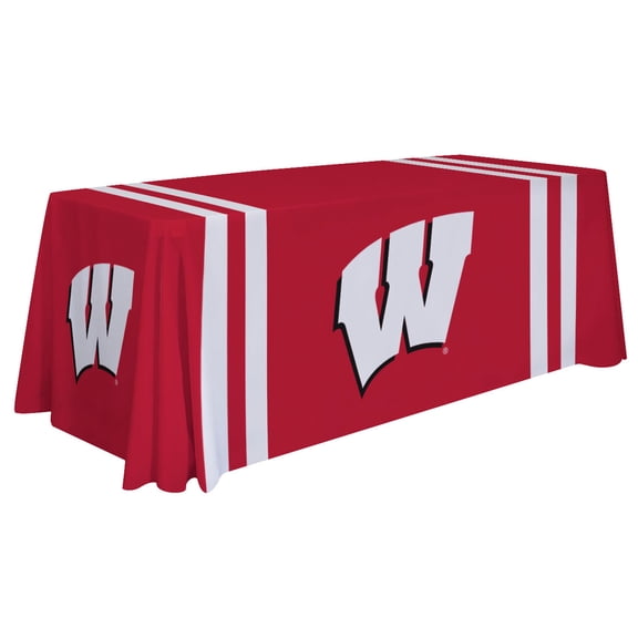 Victory 810026WIS-002 6 ft. Wisconsin Badgers NCAA Table Throw