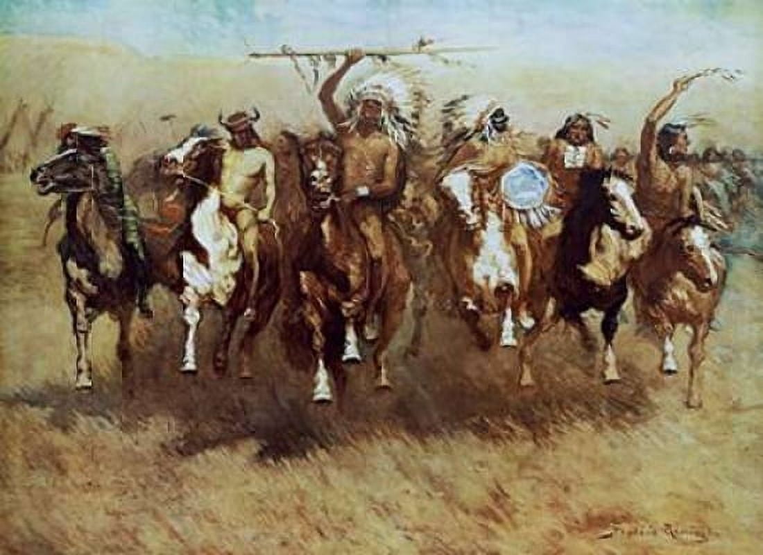 Victory Dance Canvas Art - Frederic Remington (18 x 24)