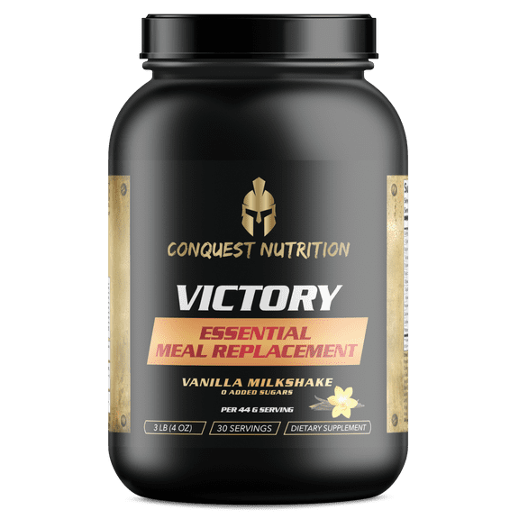 Victory Essential Meal Replacement Protein Vanilla Milkshake Flavor - 2.9lb 30 Servings