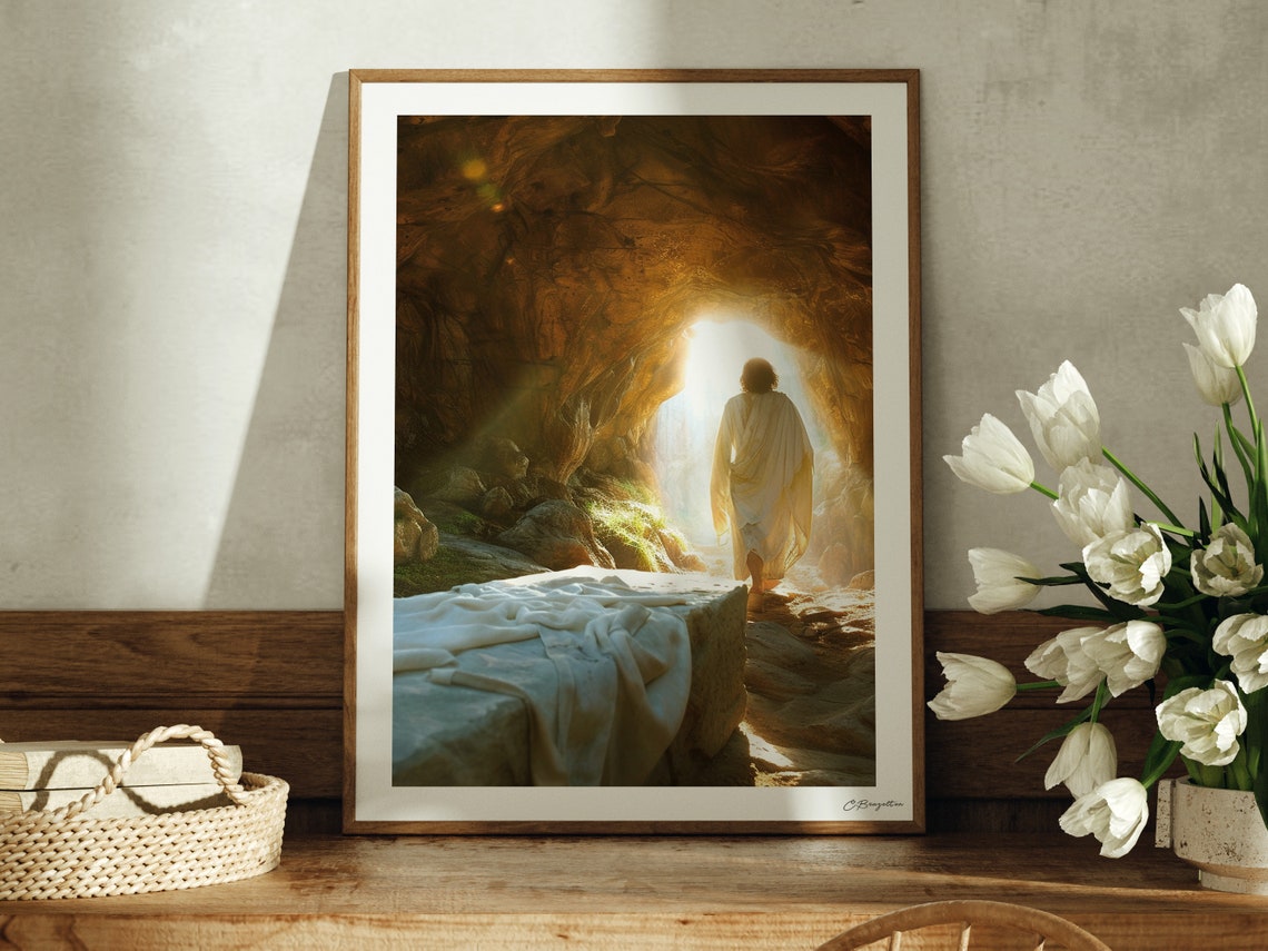 Victory In Jesus Handmade Fine Art Print Jesus Christ Portrait Painting ...