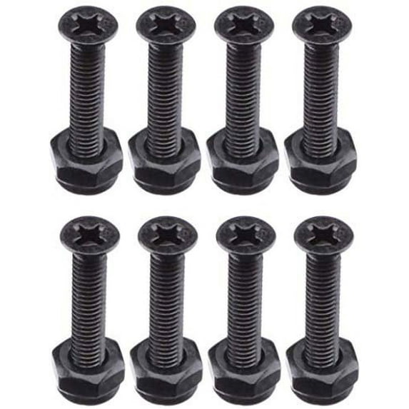Victory Jump Skateboard Parts, Skateboad Hardware Screws Set 1 inch