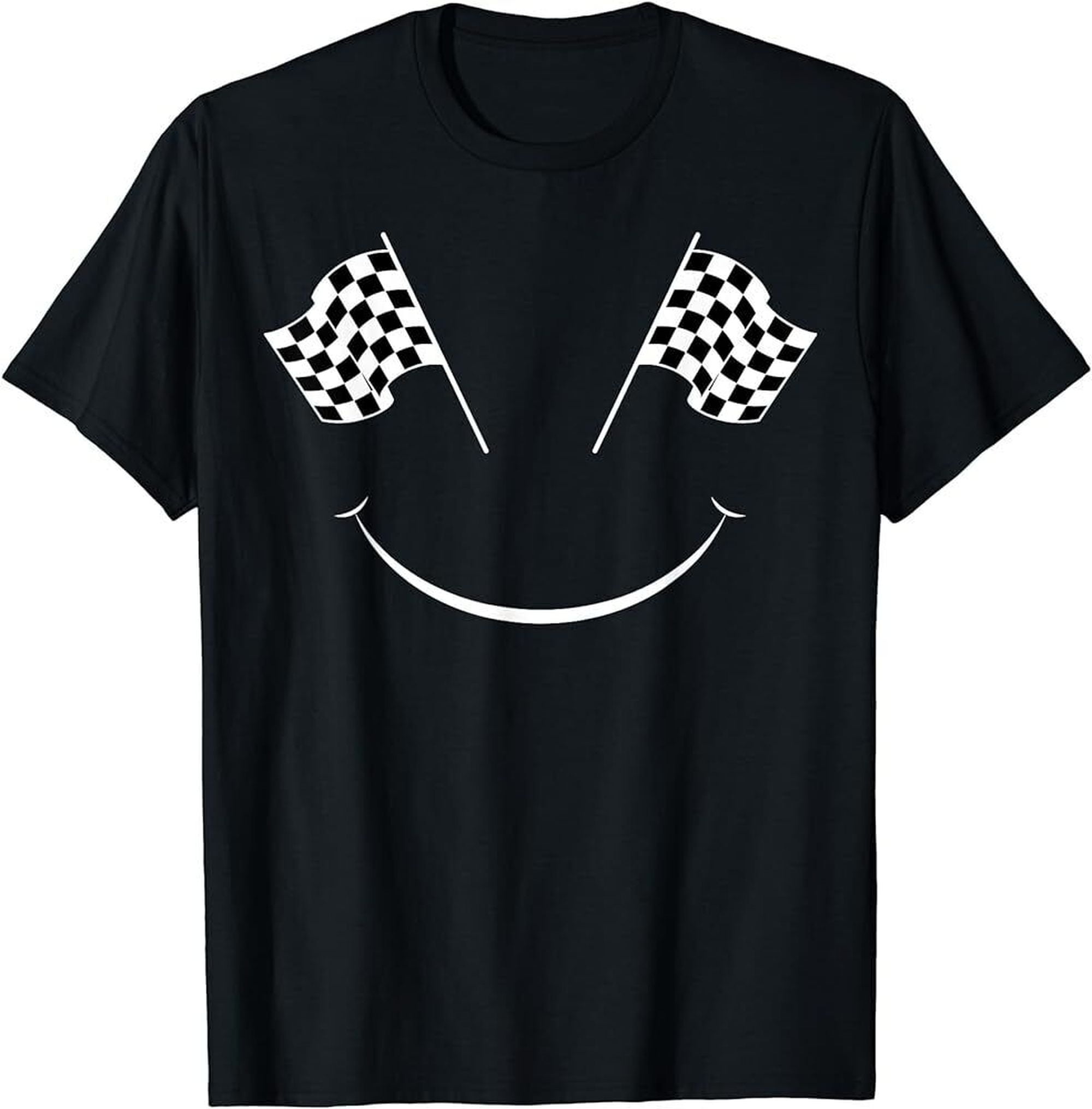 Victory Lane Checkered Flag Racing TShirt for Car Enthusiasts