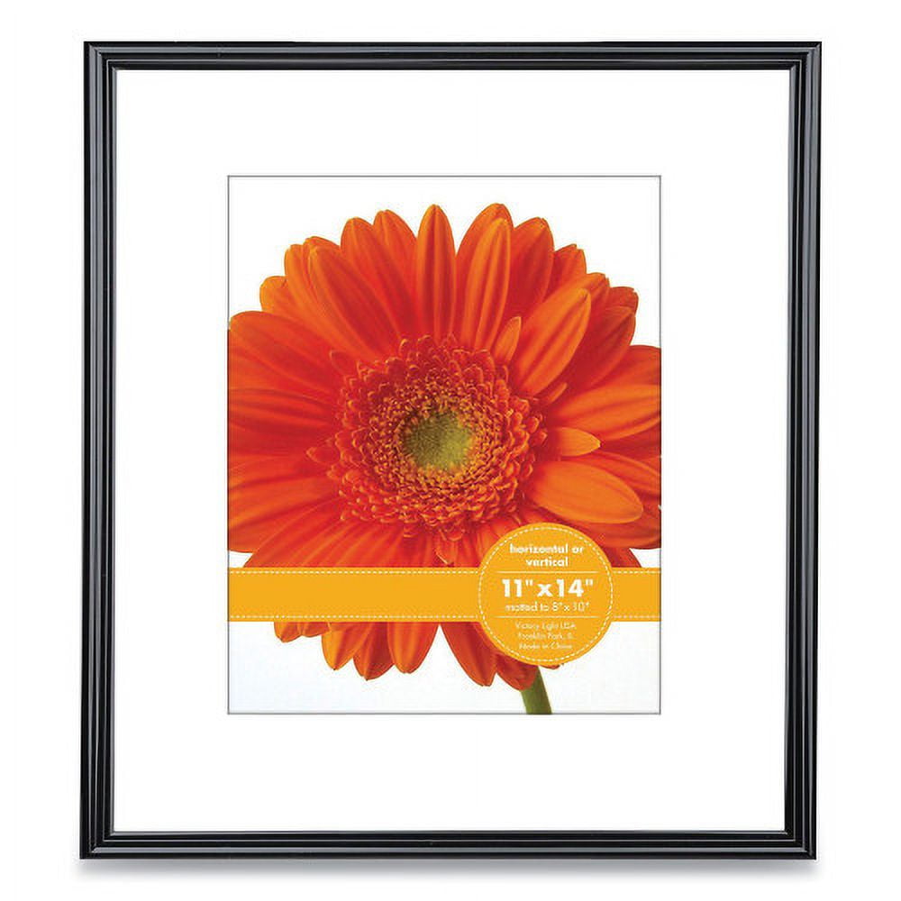 Plastic Poster Frame with Mat, 8 x 10 Insert, Black Plastic Poster Frame with Mat, 8 x 10 Insert, Black