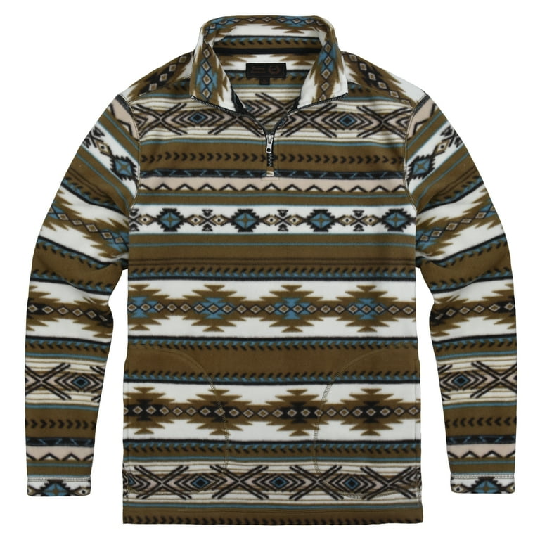 Aztec half zip pullover 2025