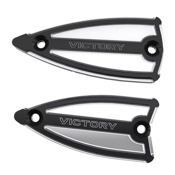 Victory Motorcycle New OEM Billet Spoke Master Cylinder Covers, Octane, 2881889-
