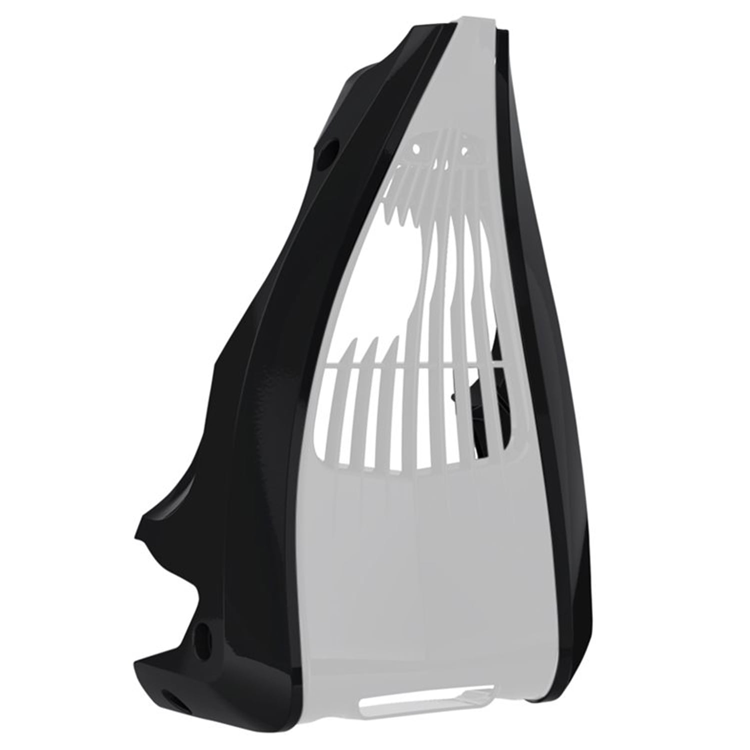 Victory Motorcycle OEM Chin Fairing Cross Country, Gloss Black, 2880806-266