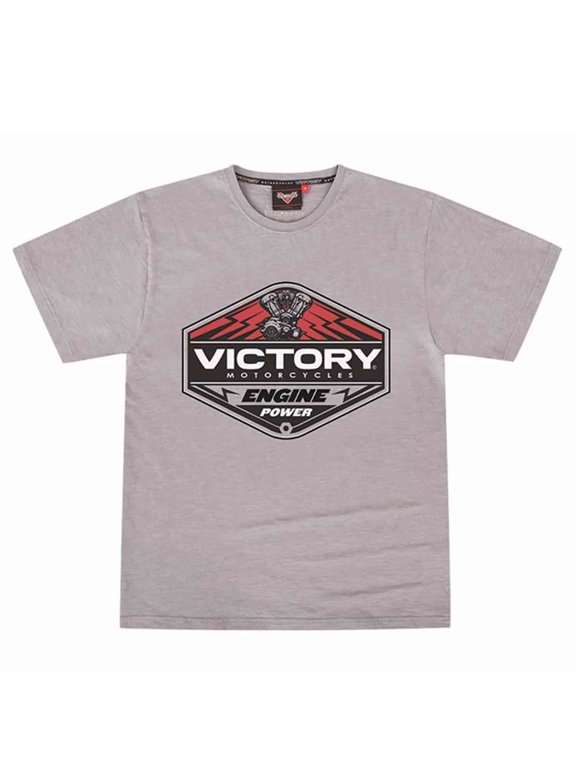 New OEM Men's Grey Engine Bolt Tee Shirt, Medium, 286797603
