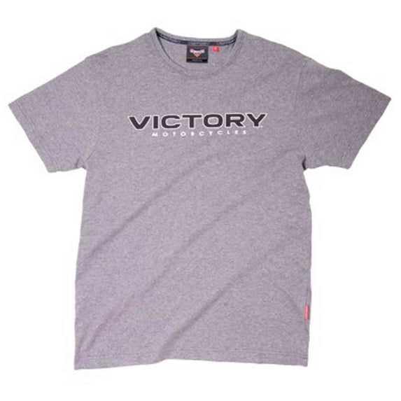 Victory Motorcycle New OEM Men's Grey Logo Tee Shirt, Small, 286324202