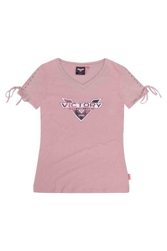 New OEM Women's Pink Logo V-Neck T-Shirt, Medium, 286518503