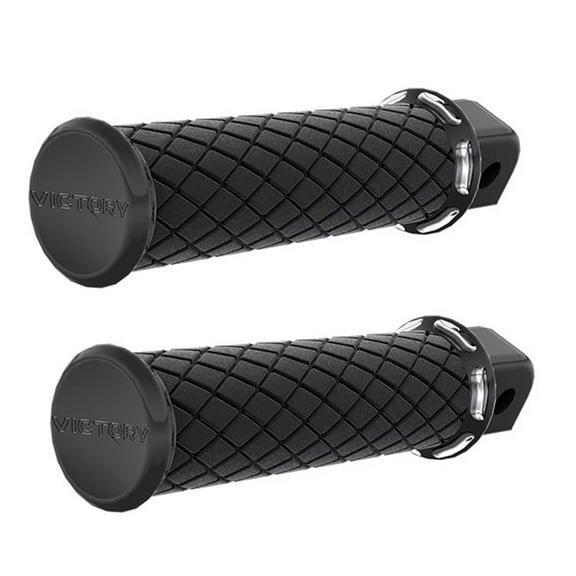 Victory Motorcycle OEM, Branded 2017 Victory Octane Black Foot Pegs, 2881878-468