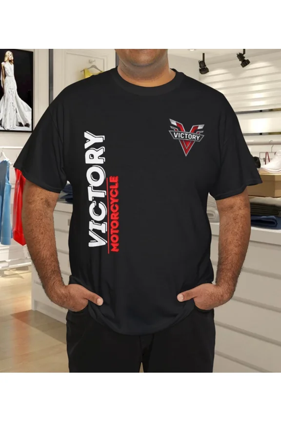Victory Motorcycles Logos Bold Rider Pride Retro Racing Graphic Unisex T-Shirt up to size 5XL