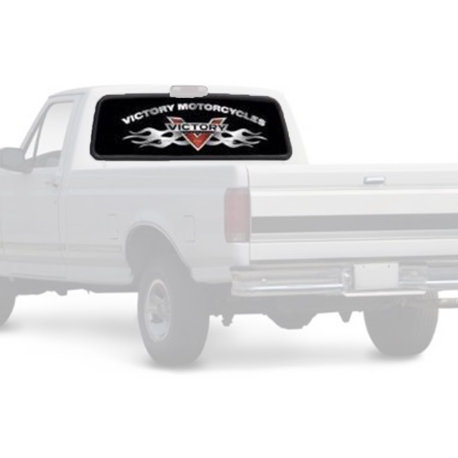 Victory Motorcycles, Vinyl Branded Large Window Decal For Truck 