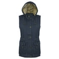 thumbnail image 1 of Victory Outfitters Ladies' Canvas Utility Vest Inner Sherpa Removable Hood - Navy - S, 1 of 1