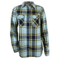 thumbnail image 1 of Victory Outfitters Ladies' Checkered Button Up Shirt w/ Two Chest Pockets - Foam - Large, 1 of 2