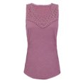 thumbnail image 1 of Victory Outfitters Ladies' Floral Lace Detail Scoop Neck Tank Top PINK PS, 1 of 2
