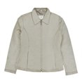 thumbnail image 1 of Victory Outfitters Ladies' Genuine Leather Zip Up Lined Jacket - Bone - XL, 1 of 1
