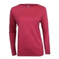 thumbnail image 1 of Victory Outfitters Ladies' Triblend Lightweight Soft Boatneck Tee Ruby Small, 1 of 1