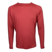 Victory Outfitters Men's Active Long Sleeve Performance Tee - Red - XXL