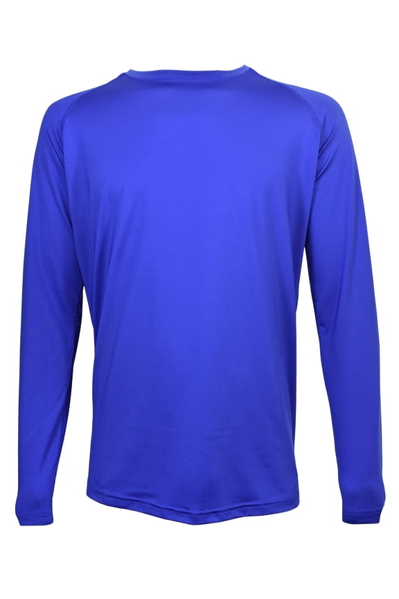 Victory Outfitters Men's Active Long Sleeve Performance Tee - Royal - Large