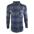 thumbnail image 1 of Victory Outfitters Men's Assorted Flannel Shirts - Blue - M, 1 of 2