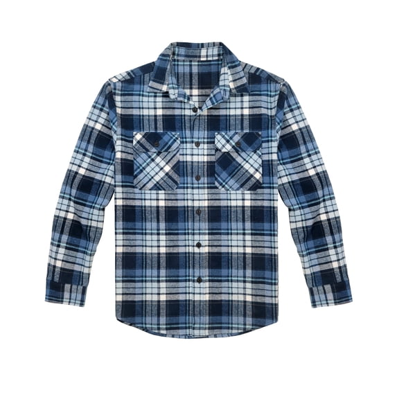 Victory Outfitters Men's Assorted Flannel Shirts - New Blue - L