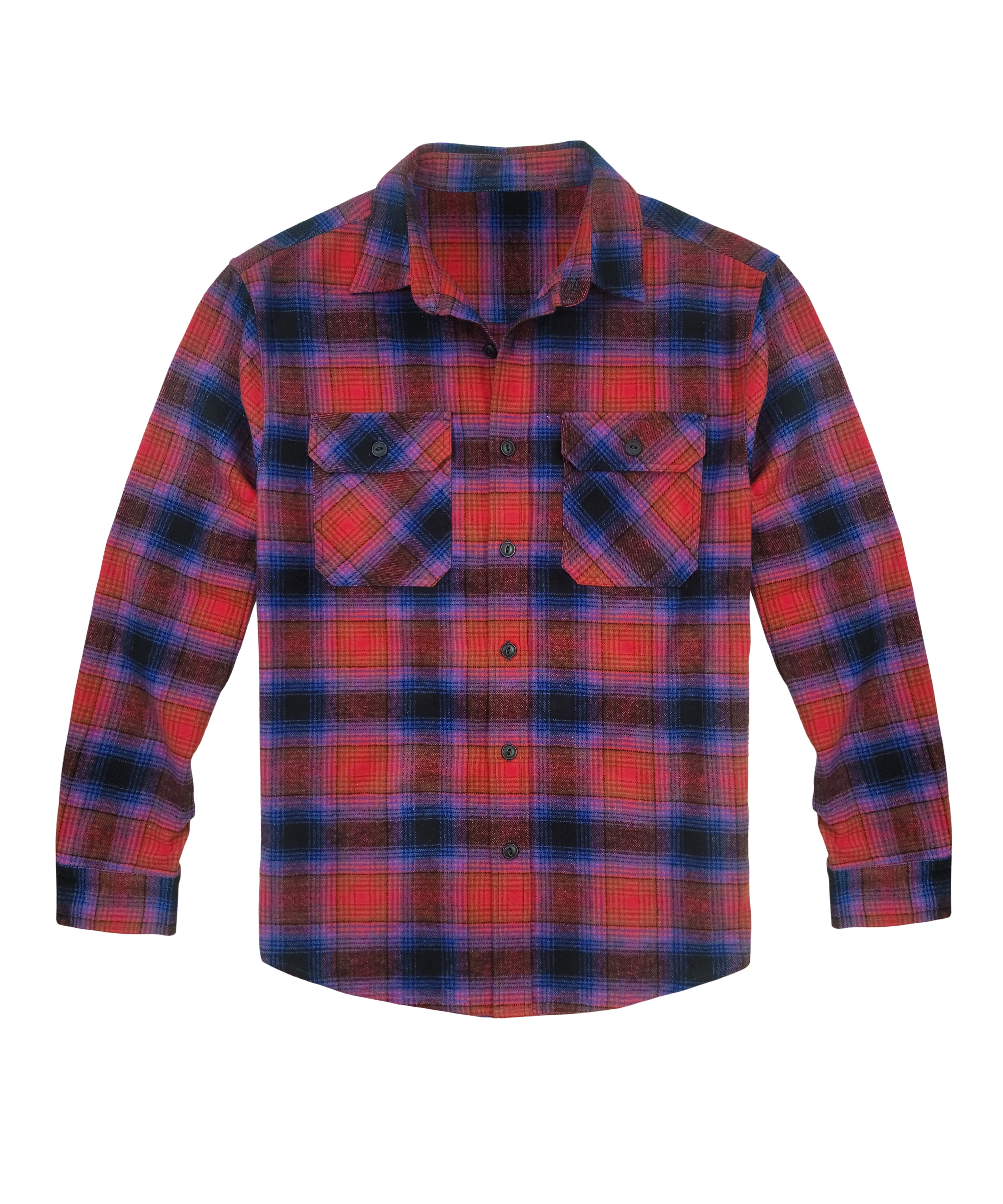 Victory Outfitters Men's Assorted Flannel Shirts - Red/Blue - XXL ...