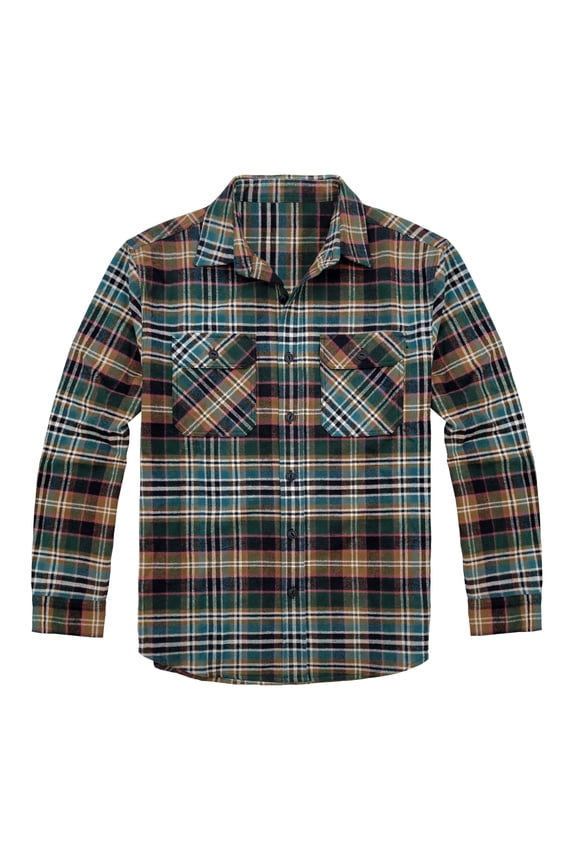 Victory Outfitters Men's Assorted Flannel Shirts - Teal - XL
