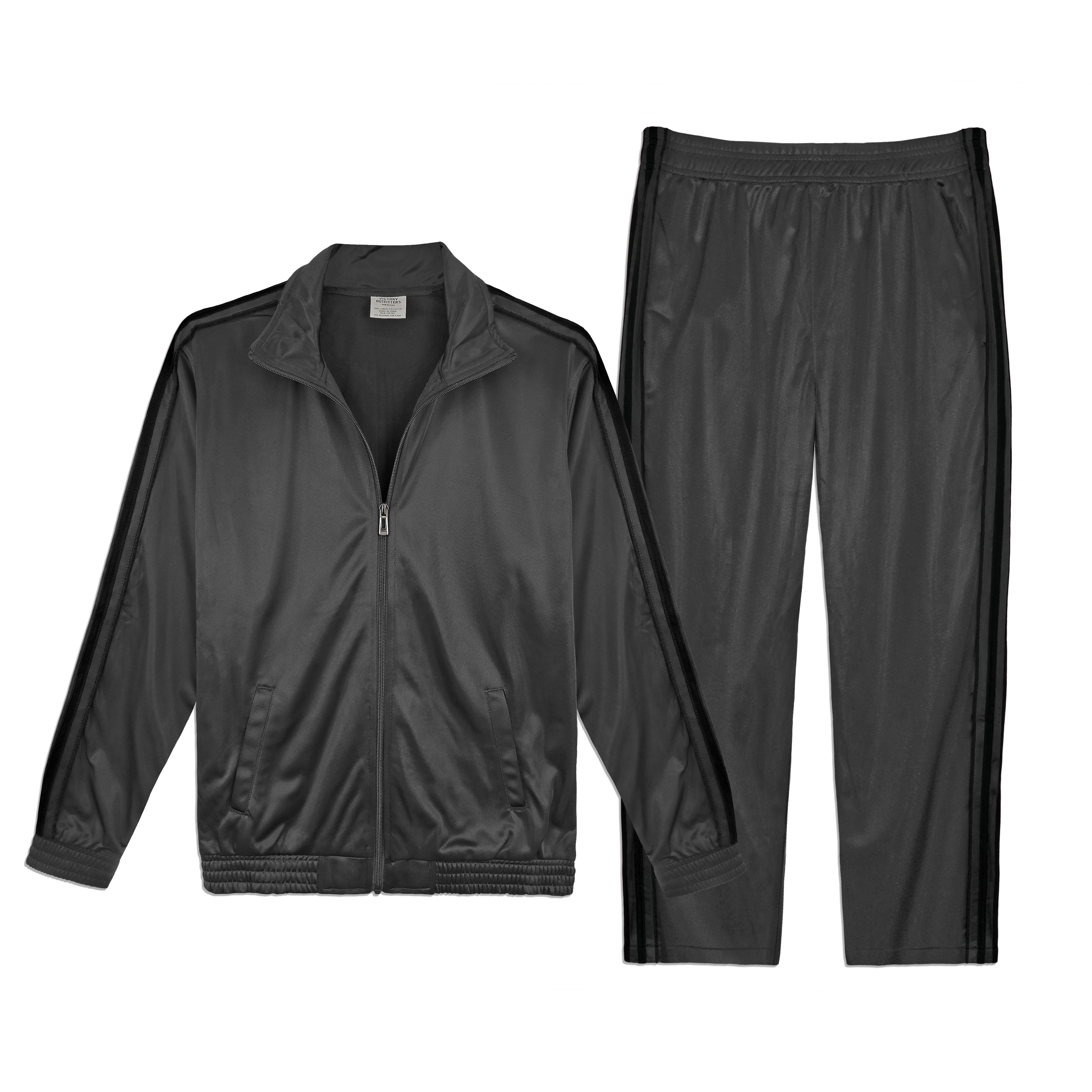 Victory Outfitters Men's Athletic Tricot Track Jacket and Victory Outfitters Men's Athletic Tricot Track Jacket and