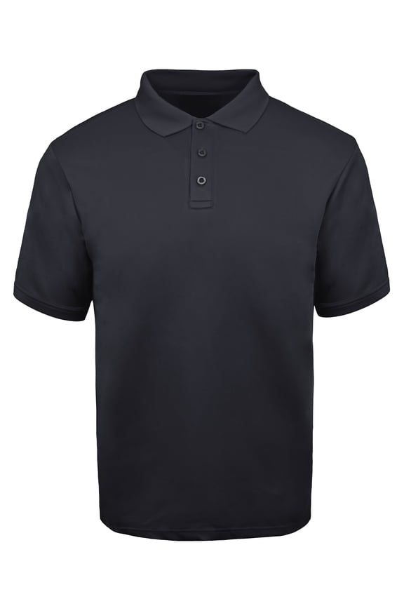 Victory Outfitters Men's Breathable Performance Polo Shirt - Charcoal - XXL