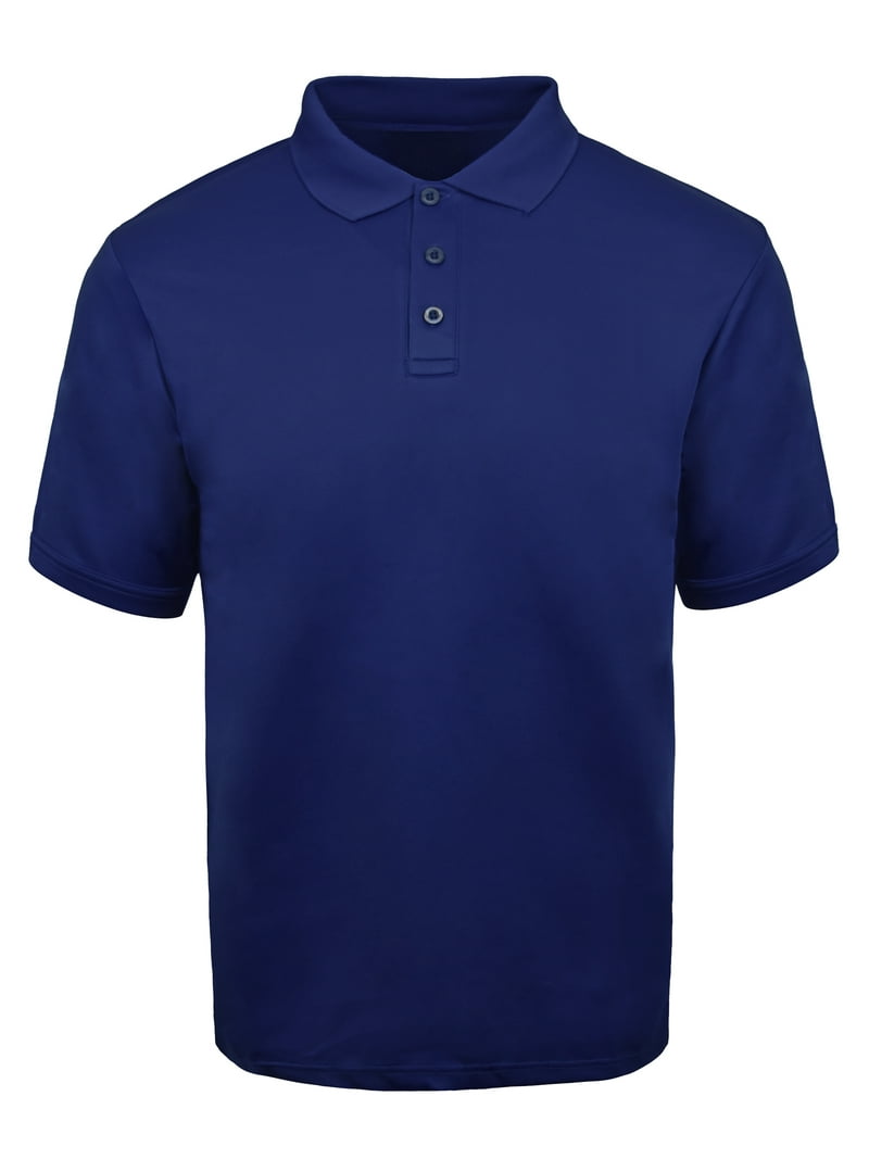 Victory Outfitters Men's Breathable Performance Polo Shirt - Navy
