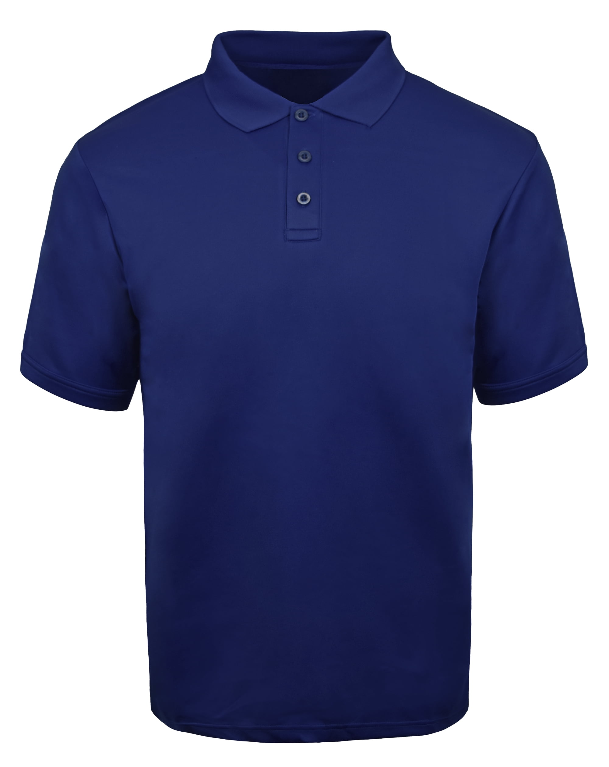 Victory Outfitters Men s Breathable Performance Polo Shirt Navy XXL Walmart