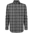 thumbnail image 1 of Victory Outfitters Men's Brush Yarn Dyed Patterned Flannel Button Up Shirt - Grey Plaid - M, 1 of 2