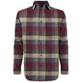 thumbnail image 1 of Victory Outfitters Men's Brush Yarn Dyed Patterned Flannel Button Up Shirt - Harvest - XLT, 1 of 2
