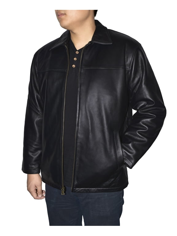 Victory Outfitters Men's Classic Lambskin Straight Bottom Jacket