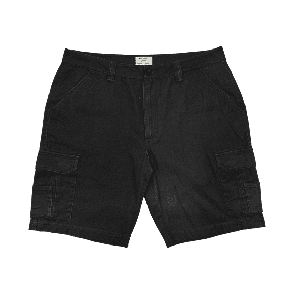 Victory Outfitters Men's Cotton Cargo Shorts - Black - 42