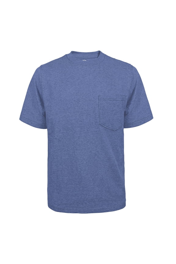 Victory Outfitters Men's Fortified Cotton Extra Length Single Pocket Crewneck T-Shirts